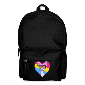 Pansexuell Sphynx Katze Geschenk - Rucksack - Schwarz - Vorne