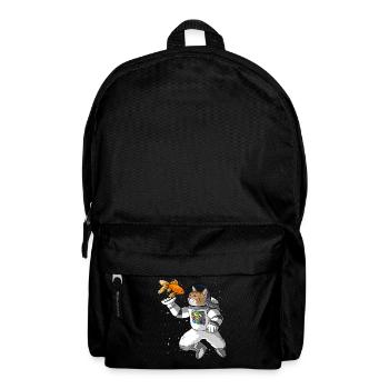 Astronaut Cat Astronaut Gift - Backpack - black - Front