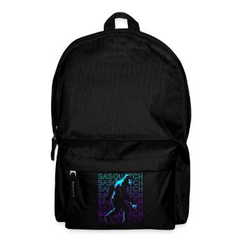 Sasquatch Bigfoot Retro - Rucksack - Schwarz - Vorne