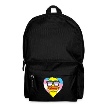 Transgender Transsexuell Ente Geschenk - Rucksack - Schwarz - Vorne