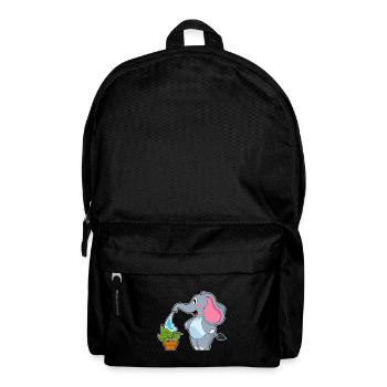 Elephant Gardener Plant Garden - Backpack - black - Front