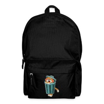 Poubelle pour chiens - Sac à dos - noir - Devant