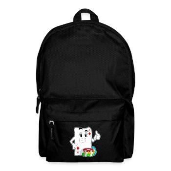 Poker Pokerchips Pokerkarten - Rucksack - Schwarz - Vorne