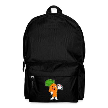 Carrot Poker Poker Cards - Backpack - black - Front