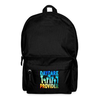 Childcare Daycare Provider Teacher - Backpack - black - Front