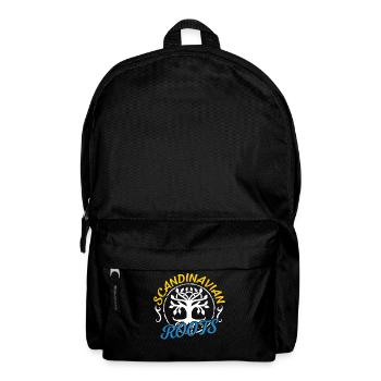 Skandinavische Wurzeln Schwedisch Skandinavien - Rucksack - Schwarz - Vorne