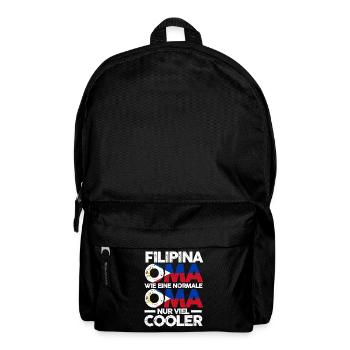 Filipina Philippinenische Oma Philippinen - Rucksack - Schwarz - Vorne