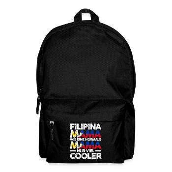 Filipina Philippinenische Mama Philippinen Mutter - Rucksack - Schwarz - Vorne