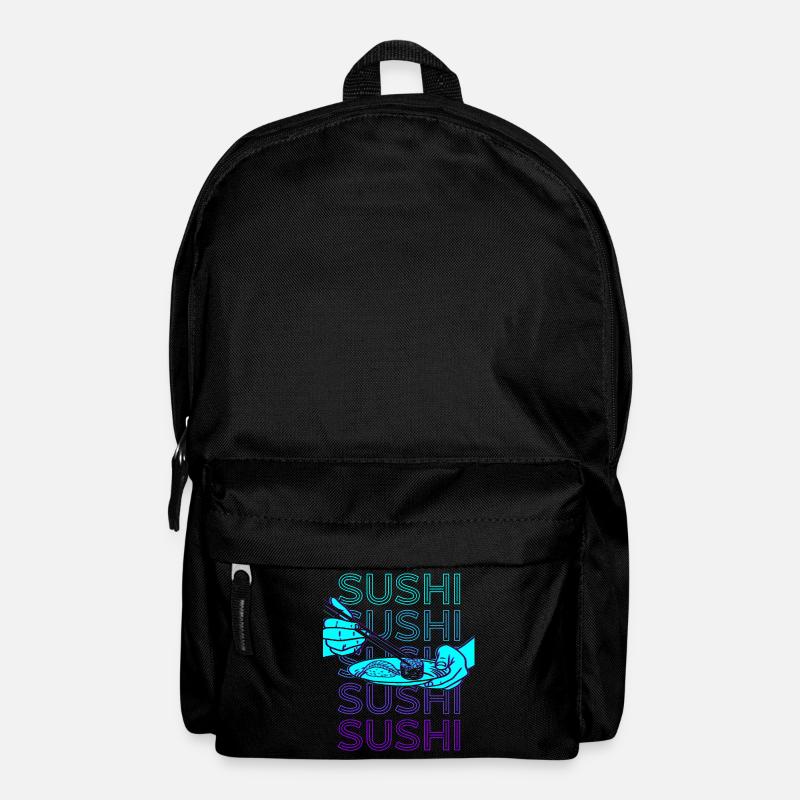 Sushi Retro - Rucksack - Schwarz
