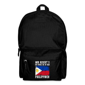 Philippinen Filipino Philippinisches - Rucksack - Schwarz - Vorne