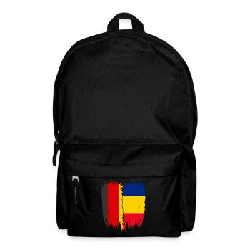 Germany Flag Romania - Backpack - black - Front