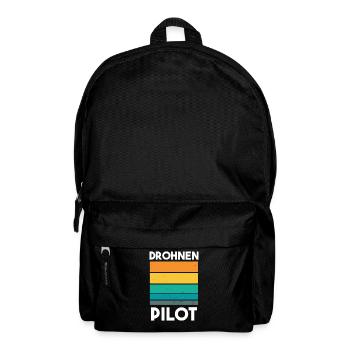 Drohnenpilot Spruch - Rucksack - Schwarz - Vorne