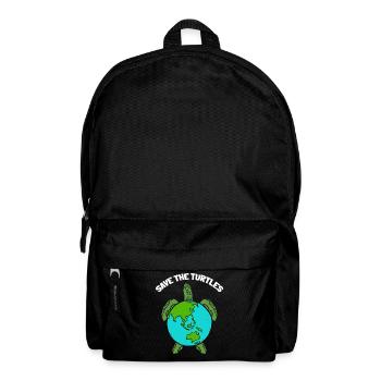 Turtle Earth Day Liebhaber von Meeresschildkröten - Rucksack - Schwarz - Vorne
