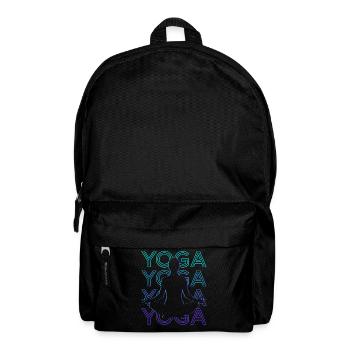 Yoga Méditation Méditation Rétro - Sac à dos - noir - Devant