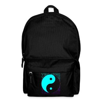 Ying Yang Yin Yang Yinyang Yingyang Retro - Backpack - black - Front