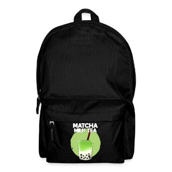 Asiatisches Japanischer Tee Matcha Tea I Geschenk - Rucksack - Schwarz - Vorne