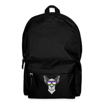 Genderqueer Lgbt Cat Oriental Shorthair - Sac à dos - noir - Devant