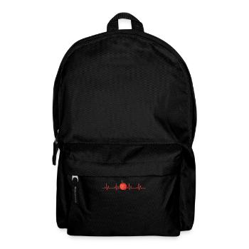 Litschi Herzschlag - Rucksack - Schwarz - Vorne