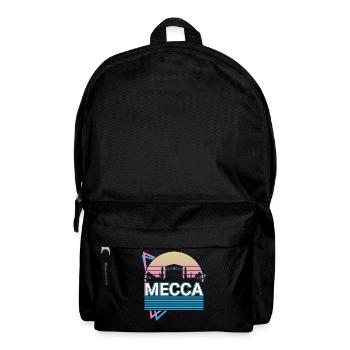 Mecca City Skyline Cityscape Retro - Backpack - black - Front