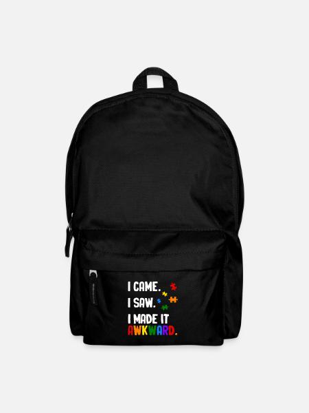 Autismus - Rucksack - Schwarz