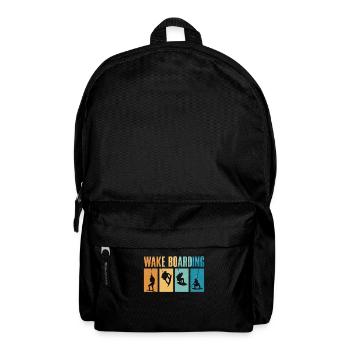 Wakeboard Wakeboarder Wakeboarding Cadeau - Sac à dos - noir - Devant