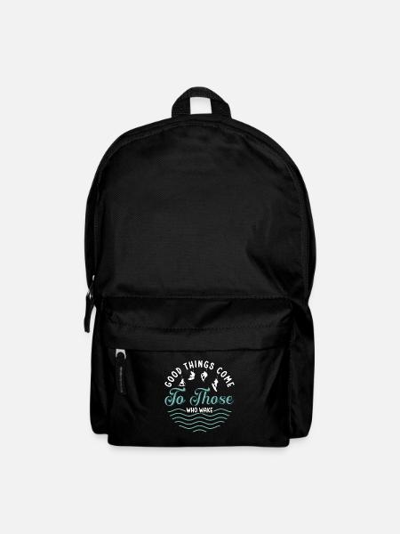 Wakeboarder Wake Wakeboard Wakeboarden Geschenk - Rucksack - Schwarz