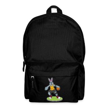 Bunny Basketball Player Basketball - Backpack - black - Front