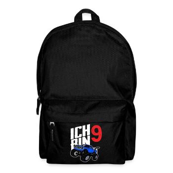 Monstertruck 9. Geburtstag Jungs Geschenk - Rucksack - Schwarz - Vorne