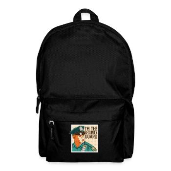 Ich Bin Der Wachmann Sicherheit Security Türsteher - Rucksack - Schwarz - Vorne