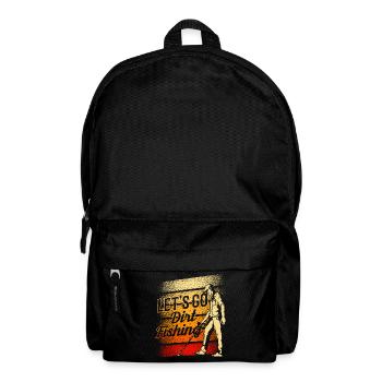 Allons à la pêche à la saleté Détection de métaux - Sac à dos - noir - Devant