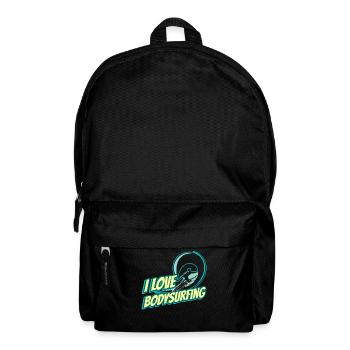 I love bodysurfing bodysurfer bodysurfing hobby - Backpack - black - Front
