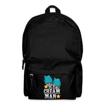 Ice Cream Boy Cone Ice Cream Man - Rucksack - Schwarz - Vorne