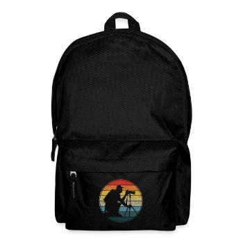 Fotografie Kamera Fotograf Retro Kamera Fotografie - Rucksack - Schwarz - Vorne