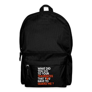 Guard Me Teammates Basketball Hoops Ball Dunk - Backpack - black - Front