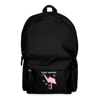 Conception d'origami japonais et origami kirigami - Sac à dos - noir - Devant