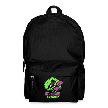 Ich Bin Eine Gärtnernde Oma Großmutter Garten - Rucksack - Schwarz - Vorne