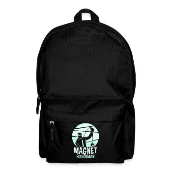 Magnetfischer Magnetfischen Magnet - Rucksack - Schwarz - Vorne
