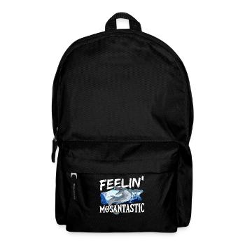 Feelin' Mosantastic Mosasaurus Prehistoric - Backpack - black - Front