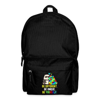 Tshirt autistique Autimus Cadeau Asperger Enfants - Sac à dos - noir - Devant
