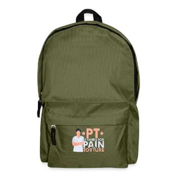 Physical Therapist Speech and Massage Therapy Chir - Rucksack - Olivgrün - Vorne