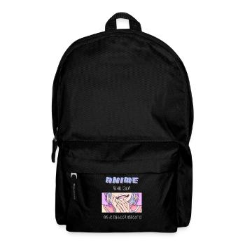 Anime est comme Latin I Creepy Cute Anime Girl - Sac à dos - noir - Devant