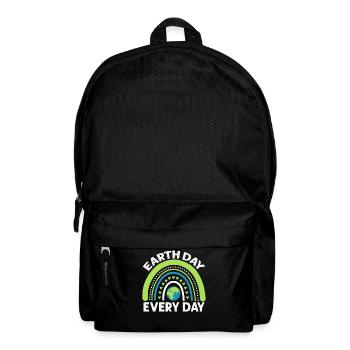 Climate Change Earth Day Every Day - Rucksack - Schwarz - Vorne