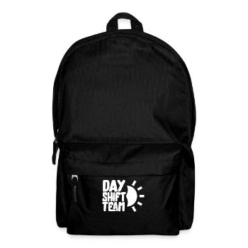 Équipe de l’équipe de jour travail posté de jour - Sac à dos - noir - Devant