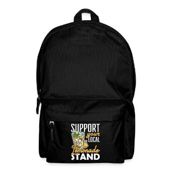 Support your Local Lemonade Stand Limonadenstand - Rucksack - Schwarz - Vorne