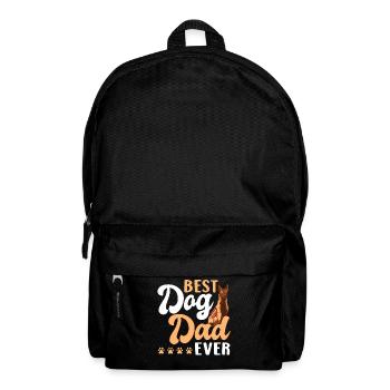 Bester Hundepapa Aller Zeiten Hund Vater Papi - Rucksack - Schwarz - Vorne
