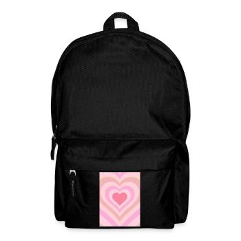 Cœur esthétique pastel danois - Sac à dos - noir - Devant