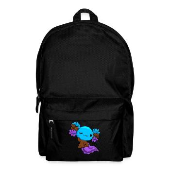 Androsexuelle Flagge Kawaii Axolotl Androsexueller - Backpack - black - Front