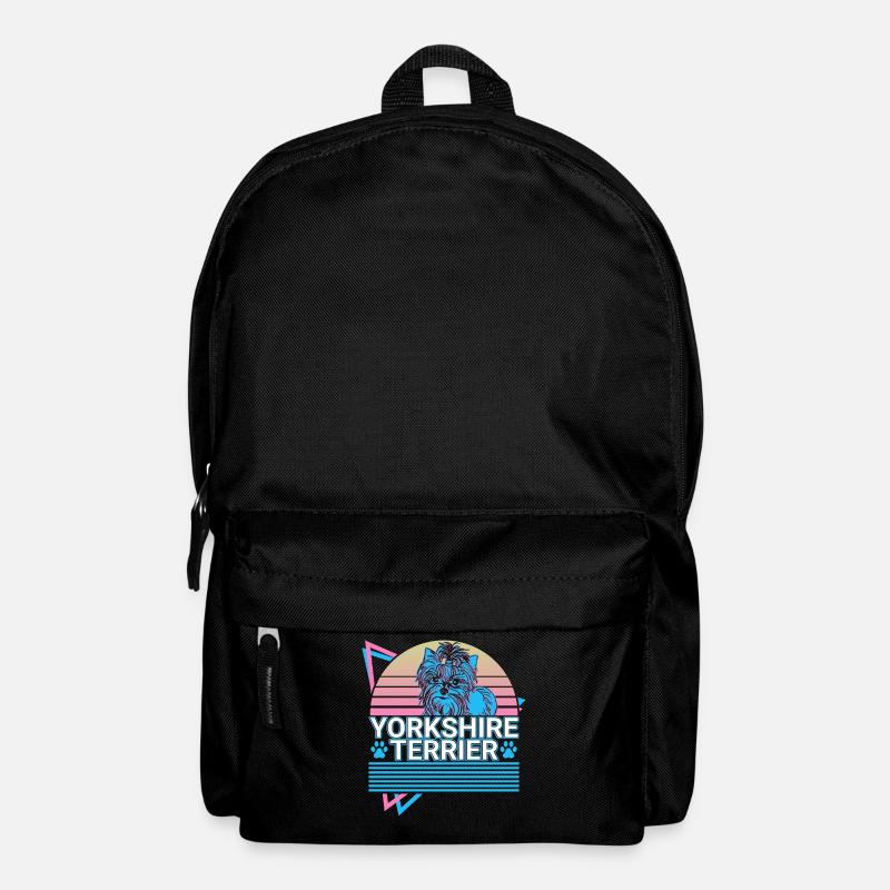 Yorkshire Terrier Retro - Rucksack - Schwarz