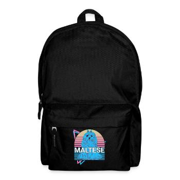 Malteser Retro - Rucksack - Schwarz - Vorne