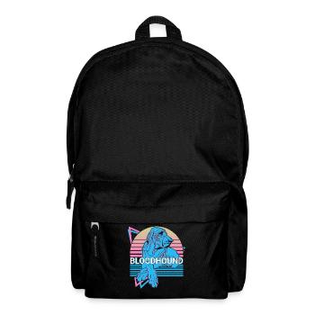 Bloodhound Retro - Rucksack - Schwarz - Vorne